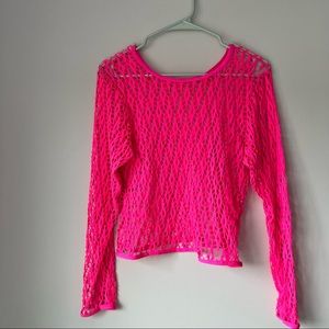 Neon Pink Dance Top
